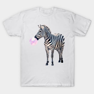 Bubblegum Zebra T-Shirt